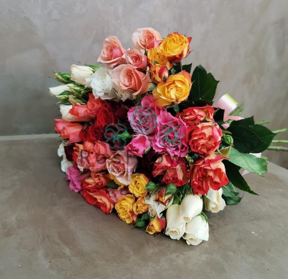 Букет цветов из: Розы в Никольском 1-ом