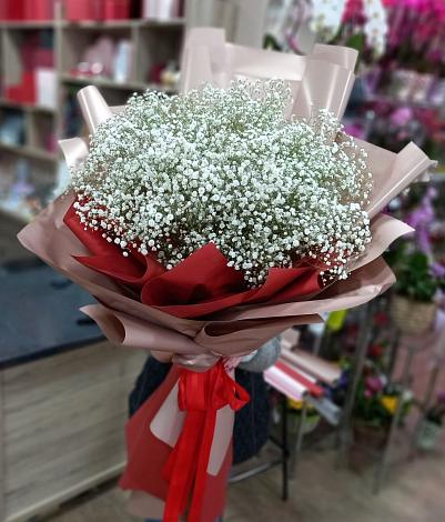 Букет цветов из: Гипсофила в Никольском 1-ом