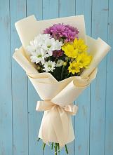 Букет цветов из:  Хризантемы #REPLACE_PRED# Никольском 1-ом