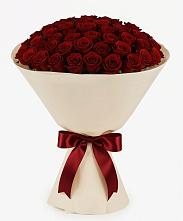 Букет 101 Бордовая роза Блэк Бакарра в Никольском 1-ом