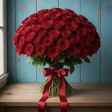 Букет Красные розы Блэк Меджик в Никольском 1-ом