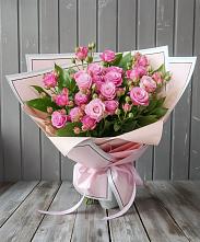 Букет Розовый кустик в Никольском 1-ом
