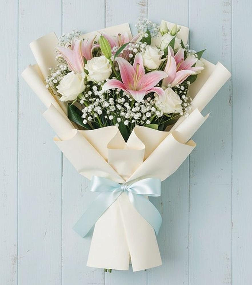 Букет цветов из: Лилии в Никольском 1-ом