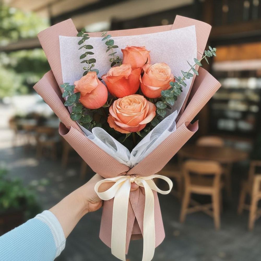 Букет цветов из: Розы в Никольском 1-ом