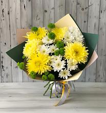 Букет цветов из:  Хризантемы #REPLACE_PRED# Никольском 1-ом
