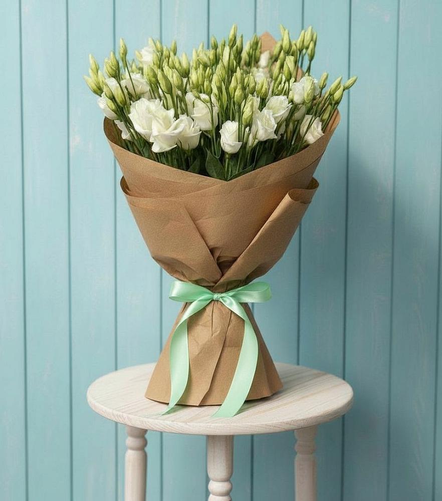 Букет цветов из: Лизиантусы в Никольском 1-ом