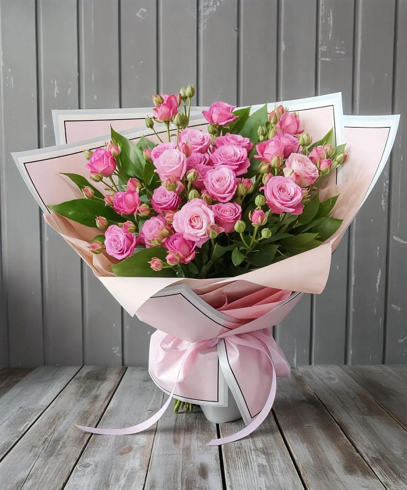 Букет Розовый кустик в Никольском 1-ом