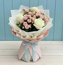 Букет цветов из:  Розы в Никольском 1-ом