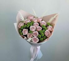 Букет цветов из:  Розы и Хризантемы #REPLACE_PRED# Никольском 1-ом