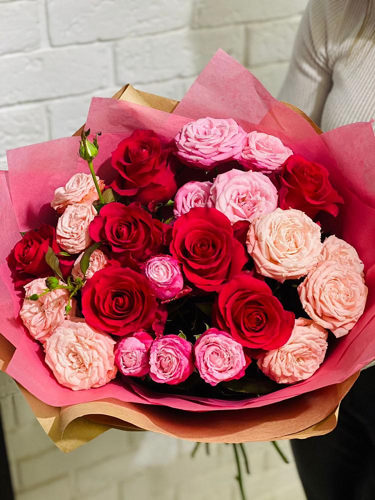 Букет цветов из: Розы в Никольском 1-ом