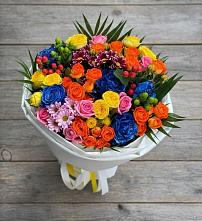 Букет цветов из:  Розы и Хризантемы в Никольском 1-ом