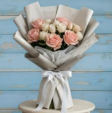 Букет цветов из:  Розы в Никольском 1-ом
