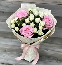 Букет цветов из:  Розы в Никольском 1-ом