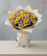 Букет цветов из:  Хризантемы #REPLACE_PRED# Никольском 1-ом