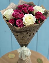 Букет цветов из:  Розы в Никольском 1-ом