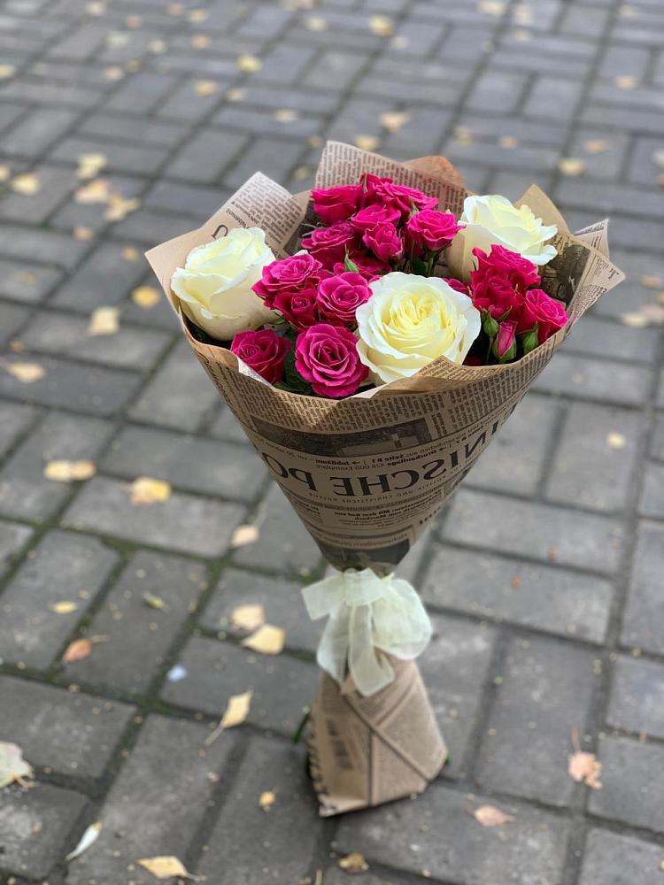 Букет цветов из: Розы в Никольском 1-ом