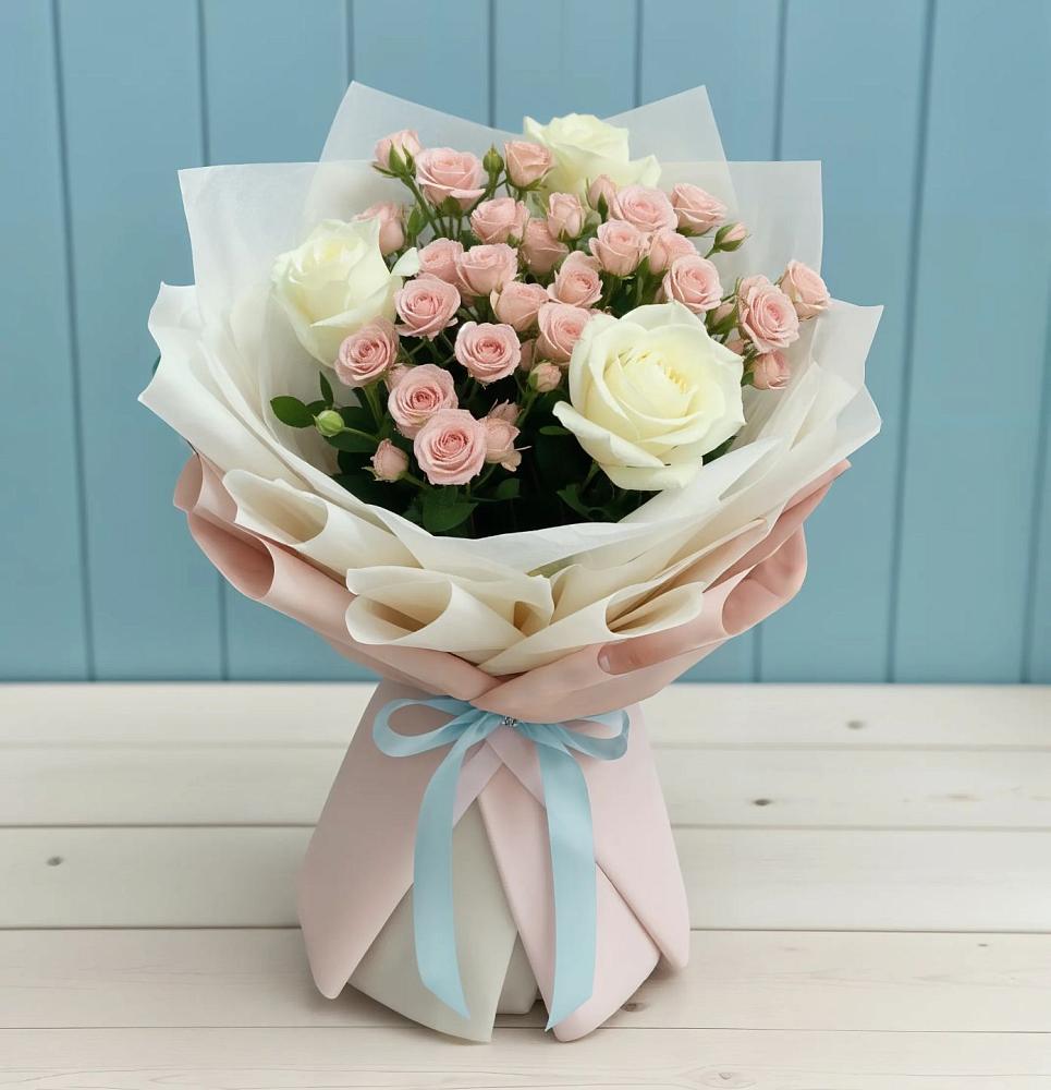 Букет цветов из: Розы в Никольском 1-ом