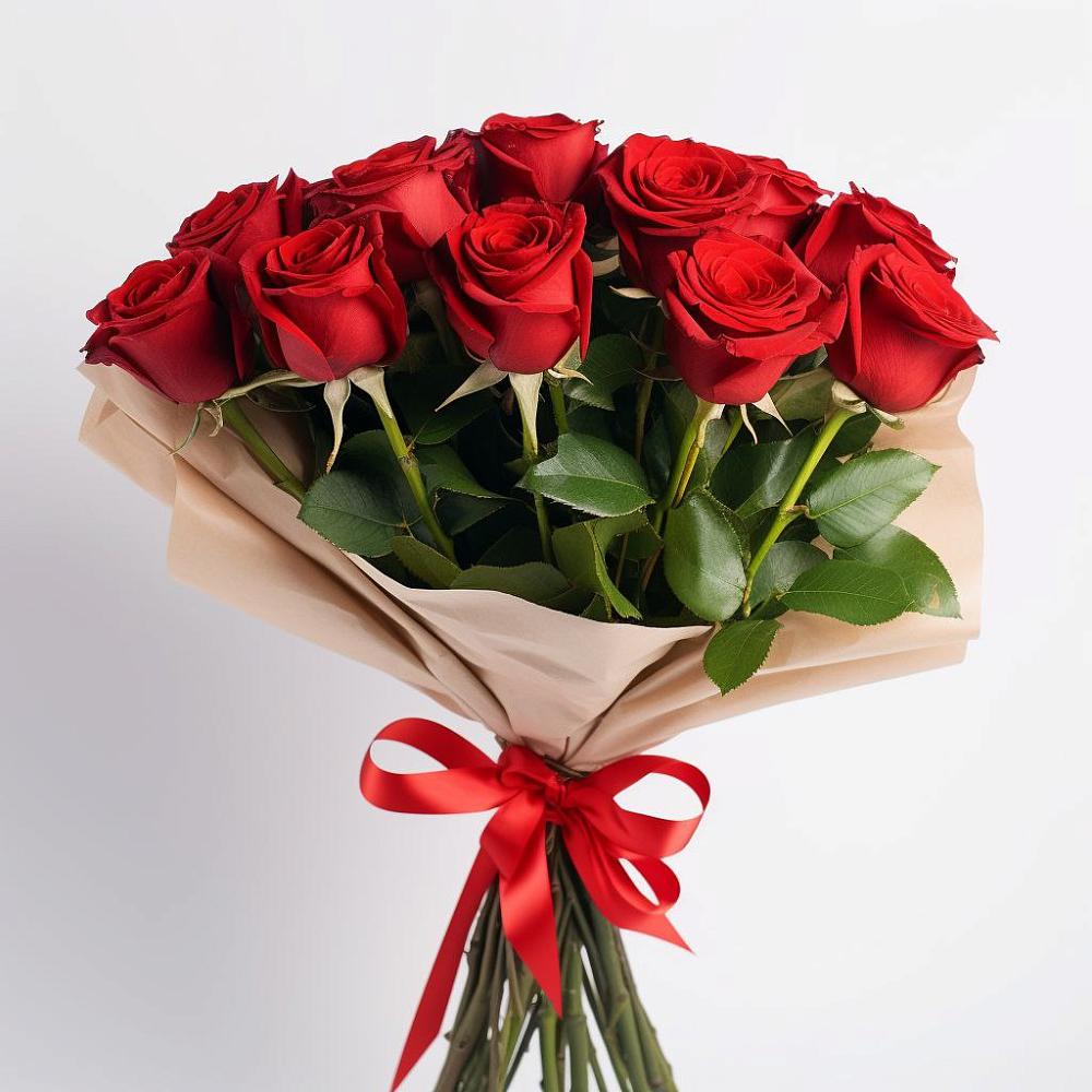 Букет 11 Красных роз Эдлесс Лав в Никольском 1-ом
