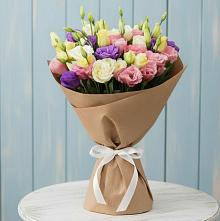 Букет цветов из:  Лизиантусы в Никольском 1-ом