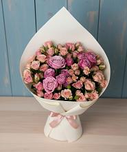 Букет цветов из:  Розы в Никольском 1-ом